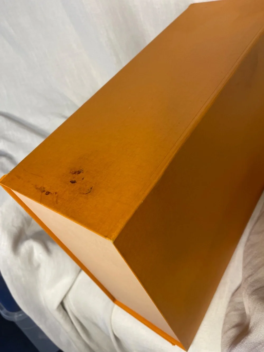 Louis Vuitton Orange Box with Black Logo